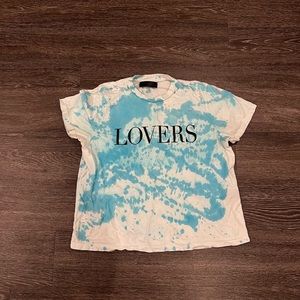 Amiri lovers paint splatter tee